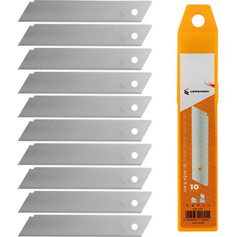 Juego de 10 hojas de cuchillo de 18 mm