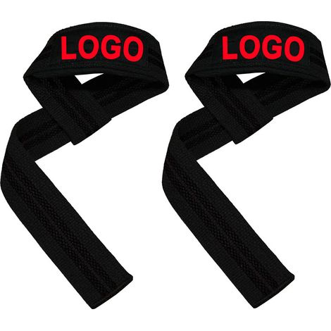 Sangles De Levage - Rembourrées En Néoprène - 60 Cm - Pour Halterophilies Deadlifts Et Renforcement Musculaire - Lot De 2 (1/5)