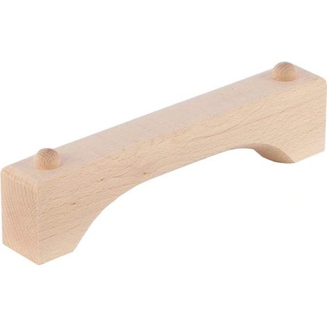 Poignée de porte intérieure et extérieure en bois naturel