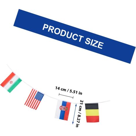 mit 32 Internationalen Länderflaggen aus Polyester Einfach (1/5)