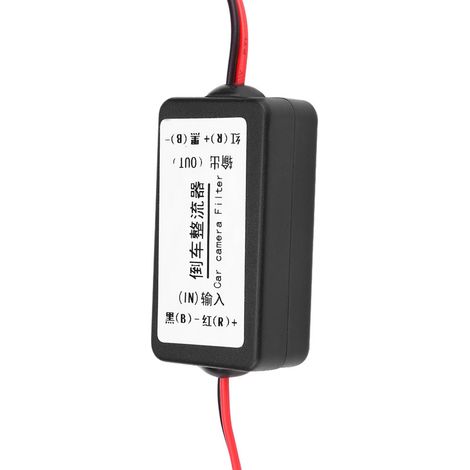 Caméra de recul 12V DC pour voiture, condensateur de filtrage redresseur, relais de stabilisation de courant, accessoire électronique auto (1/5)