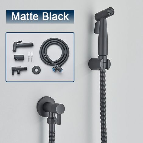 Robinet de toilette à eau froide simple, pommeau de douche en acier inoxydable 304 (1/5)