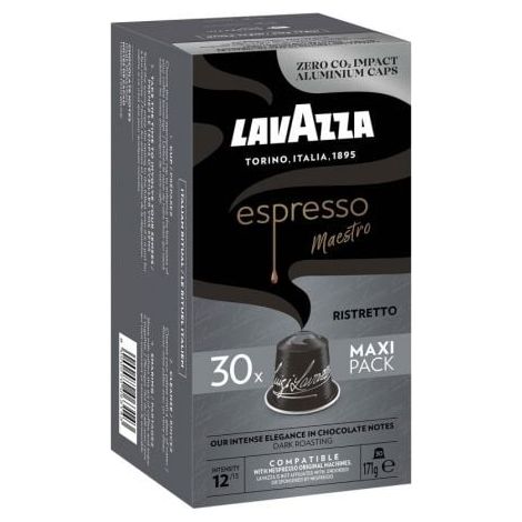 Cápsula Lavazza Espresso Maestro Ristretto para cafeteras Nespresso/ Caja de 30