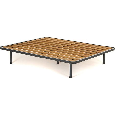 Materassimemory.eu - Rete Golia Piazza e mezza con doghe in Legno Misura 120x190 ad Alta portanza con Spessore doghe 2cm circa