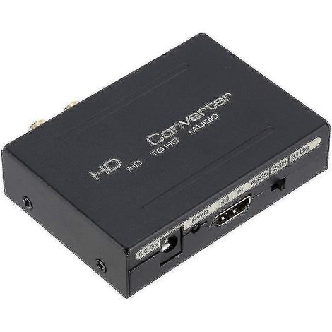 Convertisseur/répartiteur HDMI vers 4K avec sorties optiques et RCA (1/5)