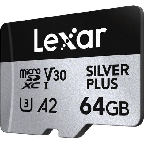 Lexar Professional SILVER PLUS 64 Go MicroSDXC UHS-I Classe 3