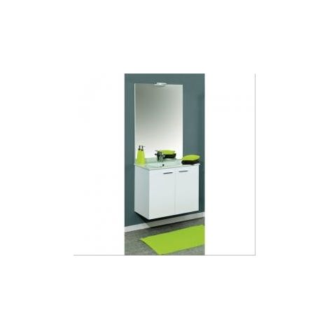 Meuble de salle de bain complet Angelo Neova Blanc brillant