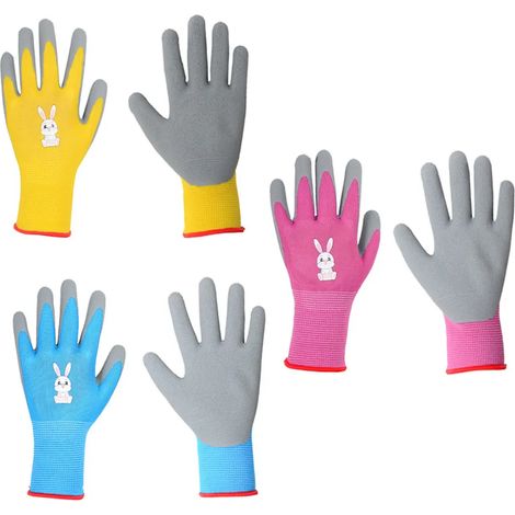 Filiyano-Gants de travail pour enfants, gants de protection, gants de jardinage pour enfants (1/4)