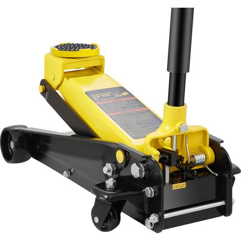 Cric Rouleur 3 tonnes, Cric de Plancher Hydraulique à Profil Bas Hauteur de Levage 130-500 mm, en Acier Robuste, avec Pompe de Levage Rapide à Piston Unique, pour Lever Camion SUV Atelier (1/5)