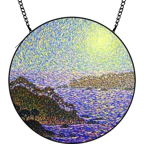 12,5 cm Attrape-soleil fleurs sauvages abeille papillon en verre coloré, panneau décoratif, cadeau femme (1/5)
