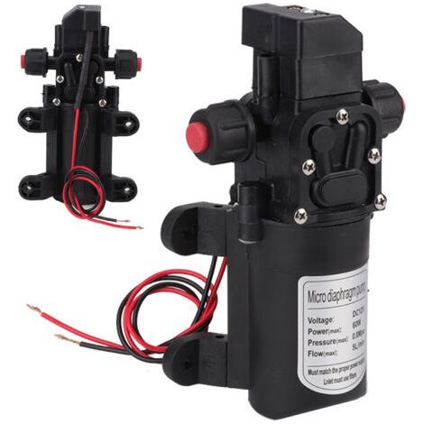 Pompe à eau haute pression 12 V 60 W – Débit 5 L/min – Pression 116 PSI – Hauteur de refoulement 50 mètres – Pour bateaux et camping-cars (1/5)