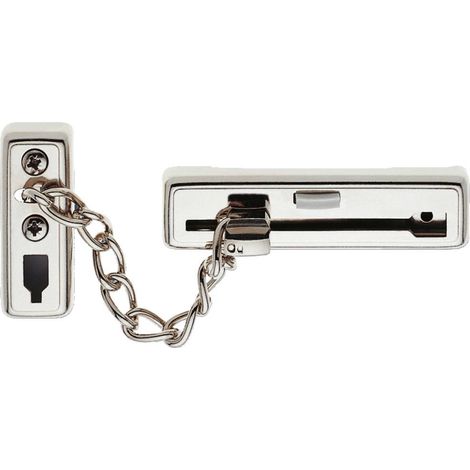 Burg Wächter 5481 Catenella di sicurezza per porta Nickel