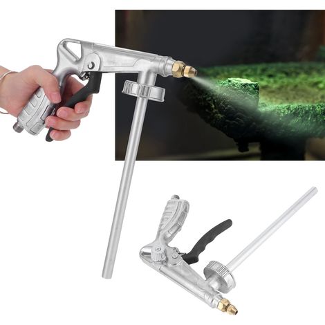 Pistola pulverizadora de pintura profesional G1/4 fabricada en aleación de aluminio ligera: volumen de pulverización de alta presión de 270 ml/s para madera, metal, muebles y paredes. (1/5)