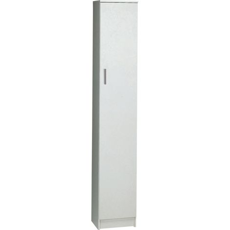 mobile colonna bianco fiammato, 31x183x34 cm (1/2)