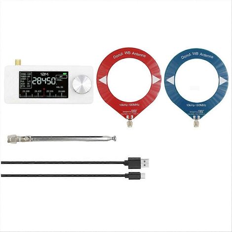 Récepteur radio portable SI4732 10 kHz-180 MHz AM/FM HF/SW/MW/VHF avec 3 antennes, mini radio de poche (1/5)