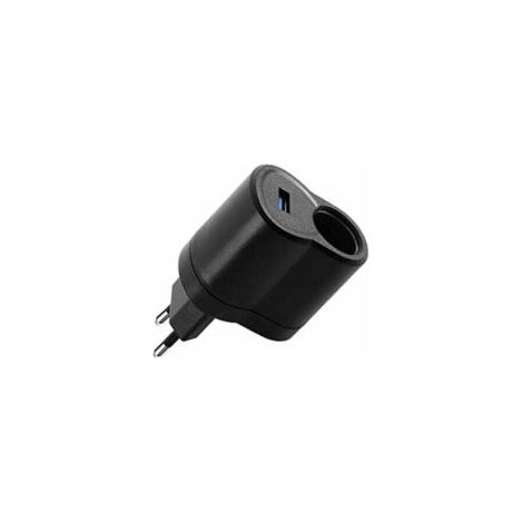 Adaptador para encendedor de cigarrillos de coche, adaptador de corriente para coche, convertidor de corriente alterna a continua, cargador de coche de 220 V a 12 V, cargador de red - Crezuo