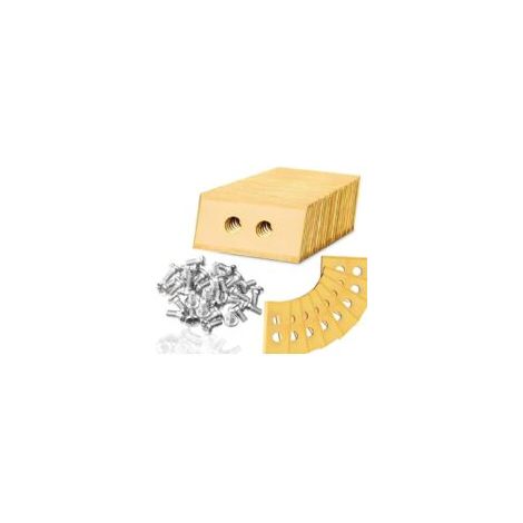 Lot de 45 lames de rechange en titane pour tondeuse Worx Landroid, , longue durée de vie - Accessoires de rechange (1/5)