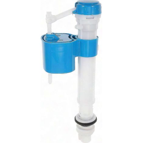 Remplissage de Réservoir WC Valve d'Entrée d'Eau Accessoire Salle de Bains Commande de Niveau Flotteur Mécanisme Silencieux (1/2)