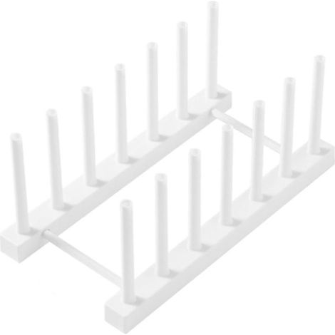 Organisateur de couvercle de casserole,grand support couvercle casserole polyvalent et sûr avec 6 sections pour accessoire cuisine. (1/5)