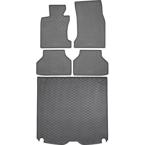 Juego de alfombrillas de goma para coche y maletero para BMW S5 E61 Kombi (junio de 2004 a 2010). (1/5)