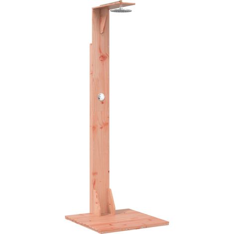 Outdoor Shower 214.5 cm Solid Douglas Wood and Stainless Steel vidaXL (1/5)