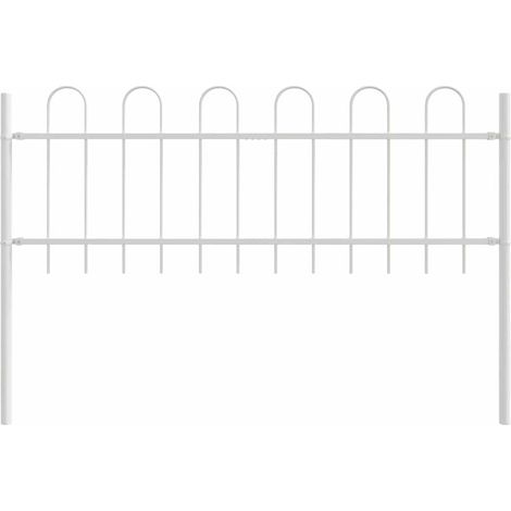 Clôture de jardin Boxtel Blanc 1,7 x 0,6 m (1/5)