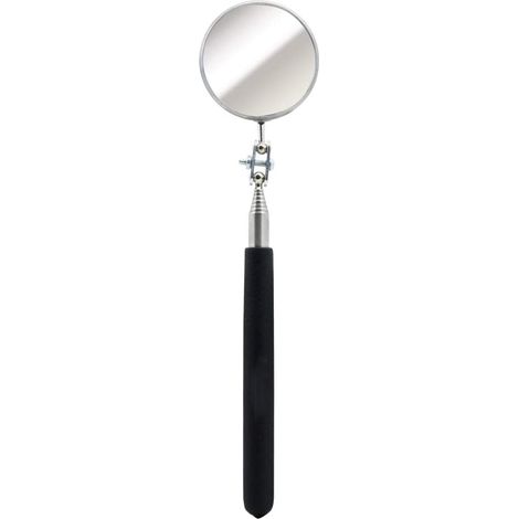 Miroir D'inspection Télescopique - Verre Clair - Réglable De 16,5 À 92,4 Cm - Rotule 360° - Poignée Antidérapante - 1 Pièce (1/5)