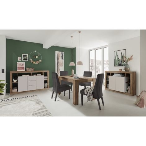 Salle à manger RIMINI – Couleur Mercure / Cashmire (1/5)