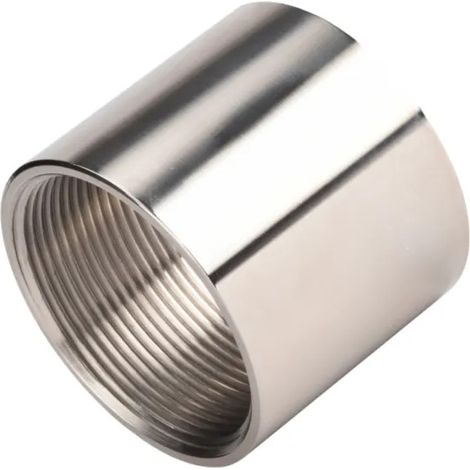 Manicotto doppio femmina in acciaio inox 20x27 (3/4)