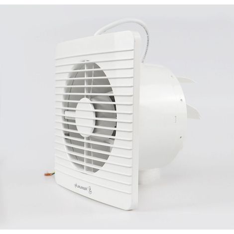150-mm-Abluftventilator, 17 W – 180 m³/h, für Bad, Küche, Büro, Toilette, Belüftung (1/4)