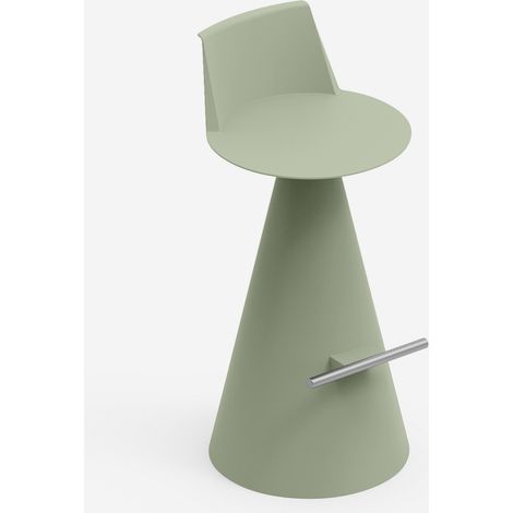 Sgabello design polietilene indoor outdoor Lira - Verde