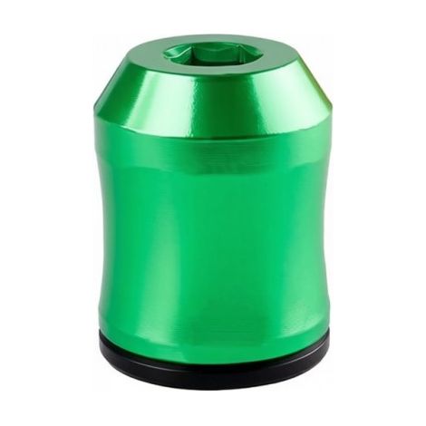 Magnétiseur pour tournevis - Alliage d'aluminium, universel, compatible embouts hexagonaux et forets de perceuse, outil de démontage de vis, vert (1/5)