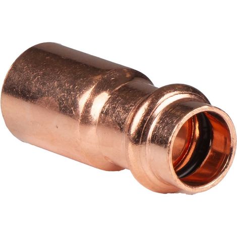 Kupfer Pressfitting Reduzierstück 22 x 15 mm V+M-Kontur DVGW