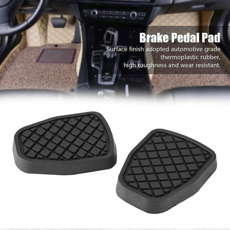 Paire de couvre-pédales en caoutchouc pour frein et embrayage pour Subaru Forester, Impreza, Legacy, Outback et WRX (1/5)