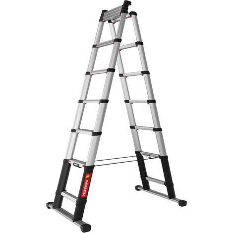 Telesteps Combi Line Teleskopleiter 3,8m – 3-in-1 Stehleiter, Anlegeleiter & Mehrzweckleiter (1/5)