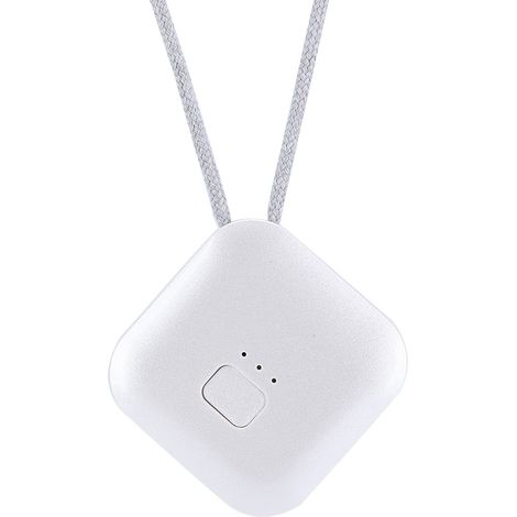 Purificateur d'air portable à ions négatifs, alimenté par USB DC5V et à porter autour du cou, pour l'élimination des particules fines PM2.5 et du formaldéhyde. (1/5)