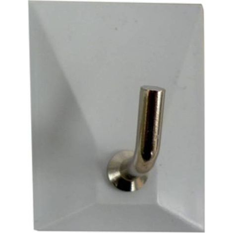 100 x GANCIO ADESIVO PLASTICA 1 POSTO
