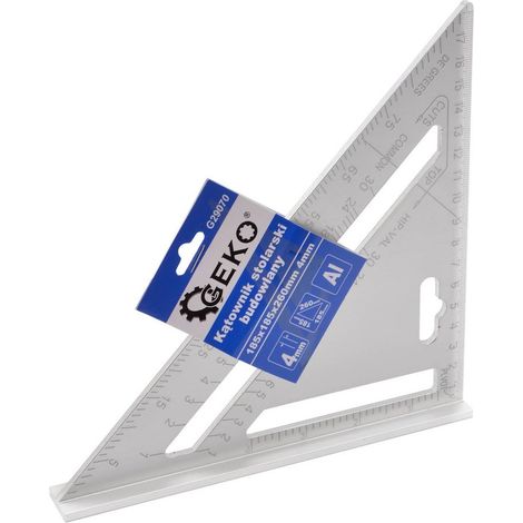 Ángulo de carpintería para construcción 185 mm x 185 mm x 260 mm, 4 mm (36/72) (1/3)