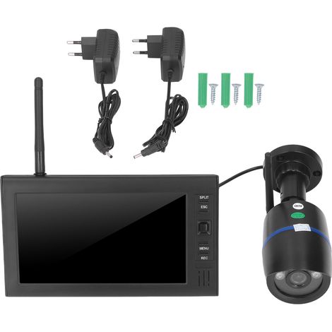 720P Infrarot-Funküberwachungskamera mit 4-Kanal-DVR, für den Heimgebrauch, 100–240 V EU-Netzteil (1/5)