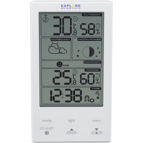 Explore Scientific WSH-4009 stazione meteorologica digitale Bianco AC