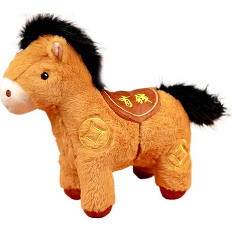 Peluche Cheval Nouvel an Chinois - Statue De Cheval Portable (1/5)