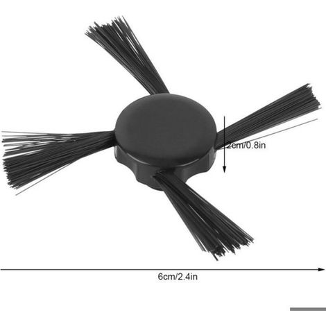 Brosse Latérale - Compatible Neato Botvac D7 D5 D3 D7500 D8500 D80 N0B9 - Pour Plinthes et Angles - 6 Pièces (1/5)