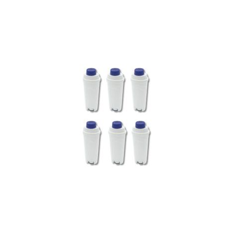 Ricambio - Pacchetto accessori SOS di 6 filtri acqua per Delonghi DLSC002 Certificato TÜV per DLSC002, SER3017 e 5513292811 ECAM, ESAM, ETAM - - DELONGHI, BEKO - Crezuo