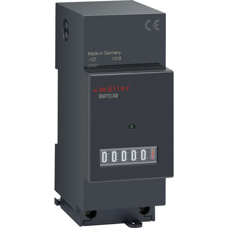 Müller BW 70.29 24V 50-60Hz Betriebsstundenzähler Rollenzählwerk