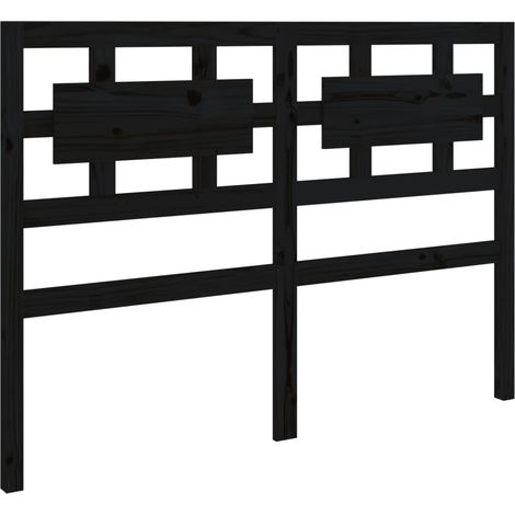 Testiera per dormire accessorio per camera da letto 205,5 x 4 x 100 cm in legno di pino nero TDL0202160