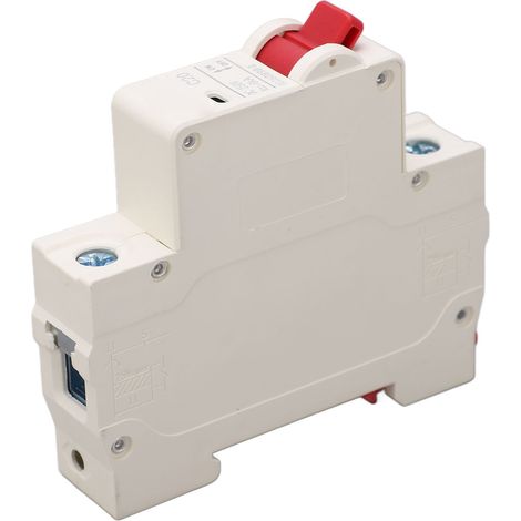 Disjoncteur DC 20A 1P 250V, pouvoir de coupure 6000A, montage sur rail DIN, protection solaire photovoltaïque, interrupteur automatique pour système PV (1/5)