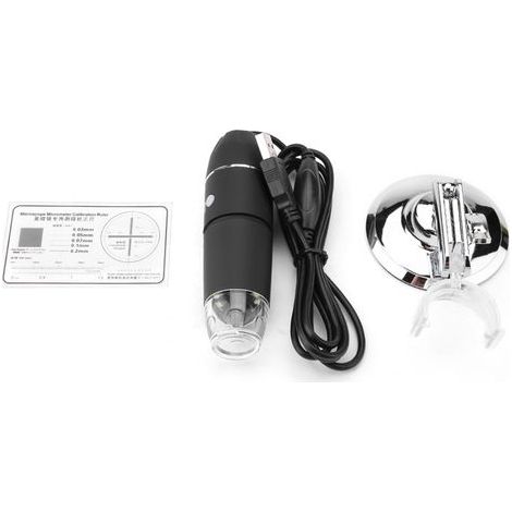 Microscope numérique portable 1600X avec caméra USB 2MP HD pour inspection détaillée (1/5)