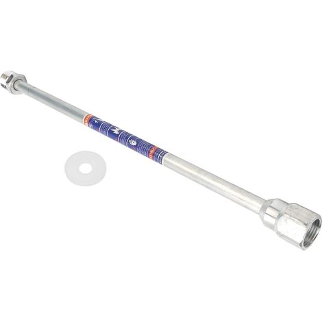 Tige D'extension pour Pulvérisateur Sans Air, 38cm Rallonge Pulverisateur Toiture,Tige D'extension de Pulvérisateur Universelle pour Pistolet de Pulvérisation de Peinture, Outil de Poteau Manuel (1/5)