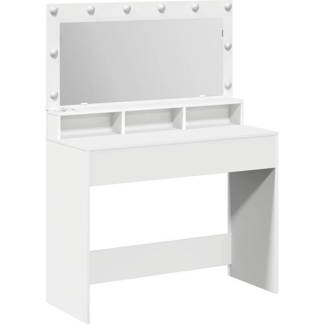 Maison Exclusive - Tavolo da Trucco Bianco 100 x 41 x 135 cm Legno multistrato