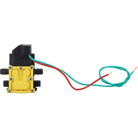 Accessoires pour pompe auto-amorçante de jardin : tête de pompe à eau électrique pour pulvérisateur, tête de pompe à membrane 12 V (1/5)